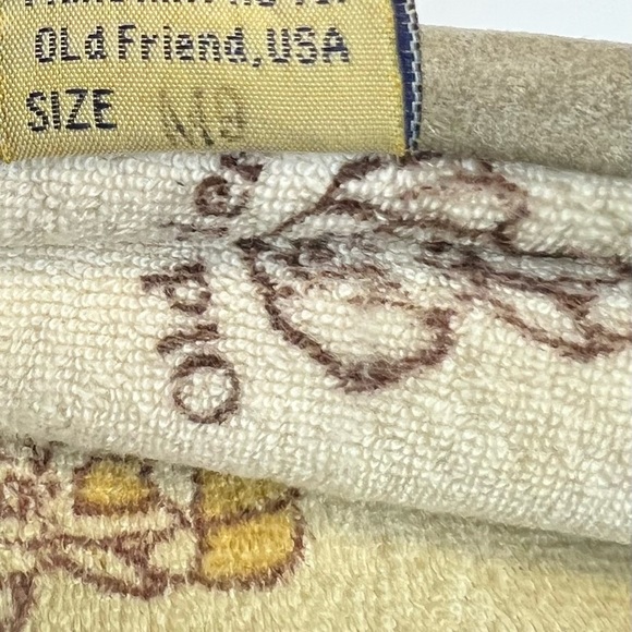 Old Friend Suede Moccasin Slippers VINTAGE Mens Size 9 Made In USA - Picture 9 of 12